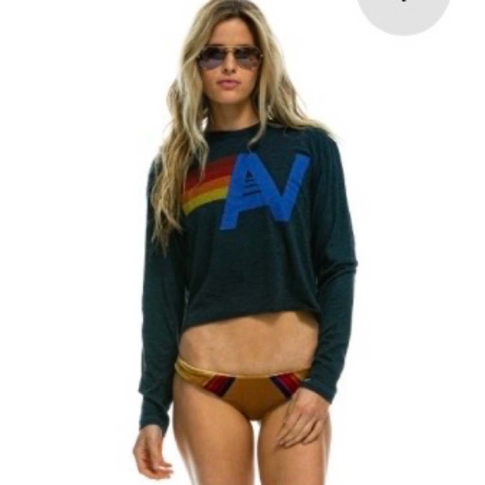 Aviator Nation Graphic Long Sleeve Top